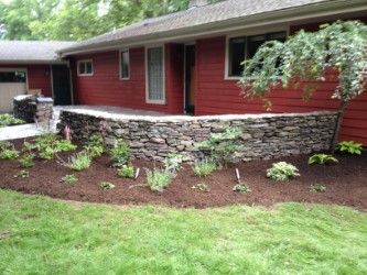 Rock Wall by Broccolo Tree and Lawn Care