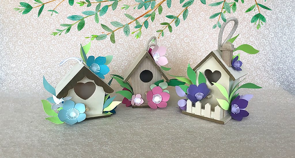 Tickety-Boo Creative birdhouse pop-up workshop taught by Jenn Suba