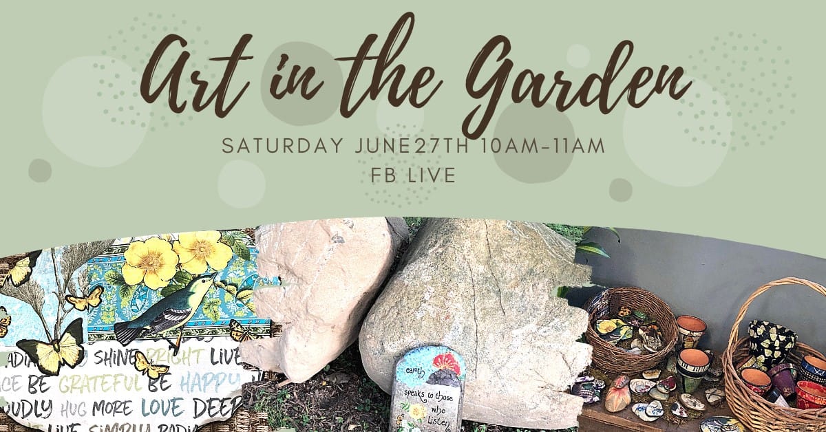 Art in the Garden Tour a Facebook Live Event brought to you by Broccolo Garden Center