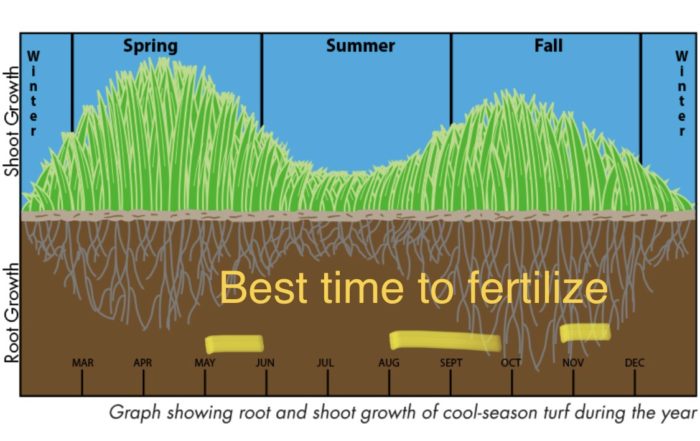 Lawn fertilizing